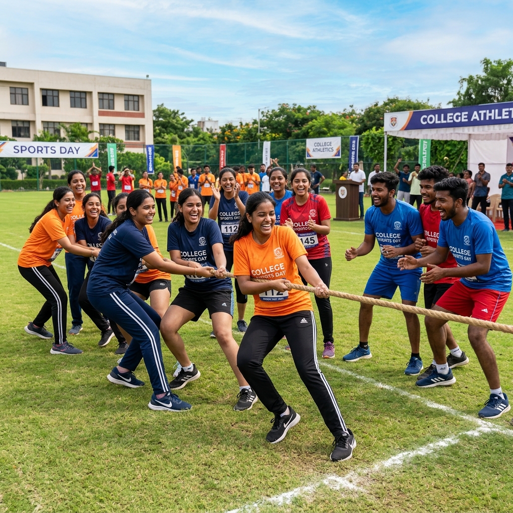 Outdoor sports activities and competitive day events